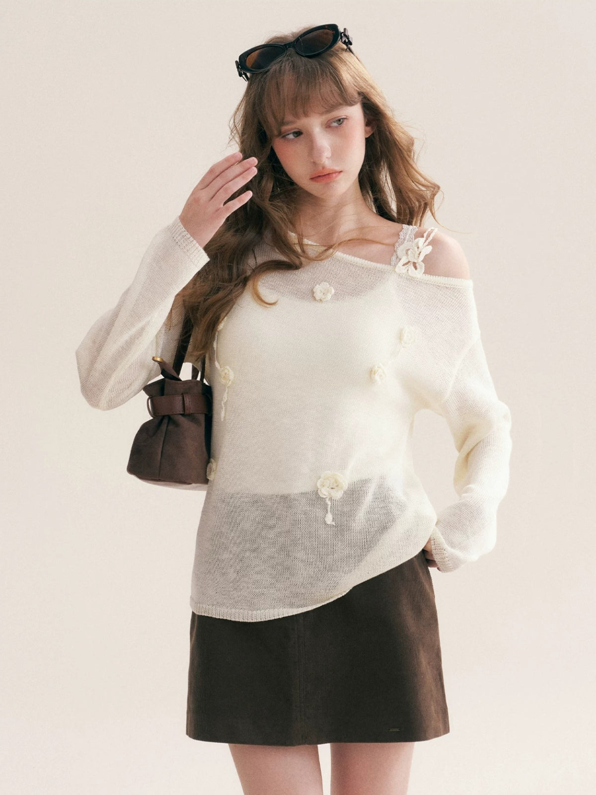 Corduroy A Line Skirt
