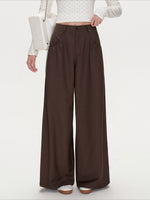 French Wide Leg Pants
