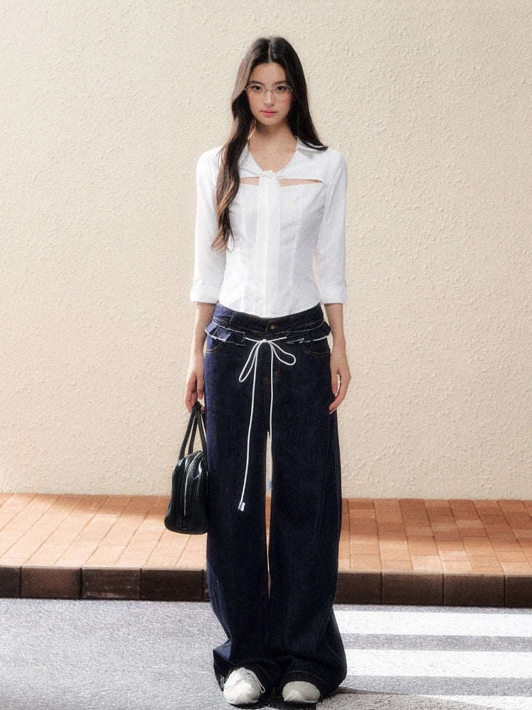 White Slim Fitted Shirt