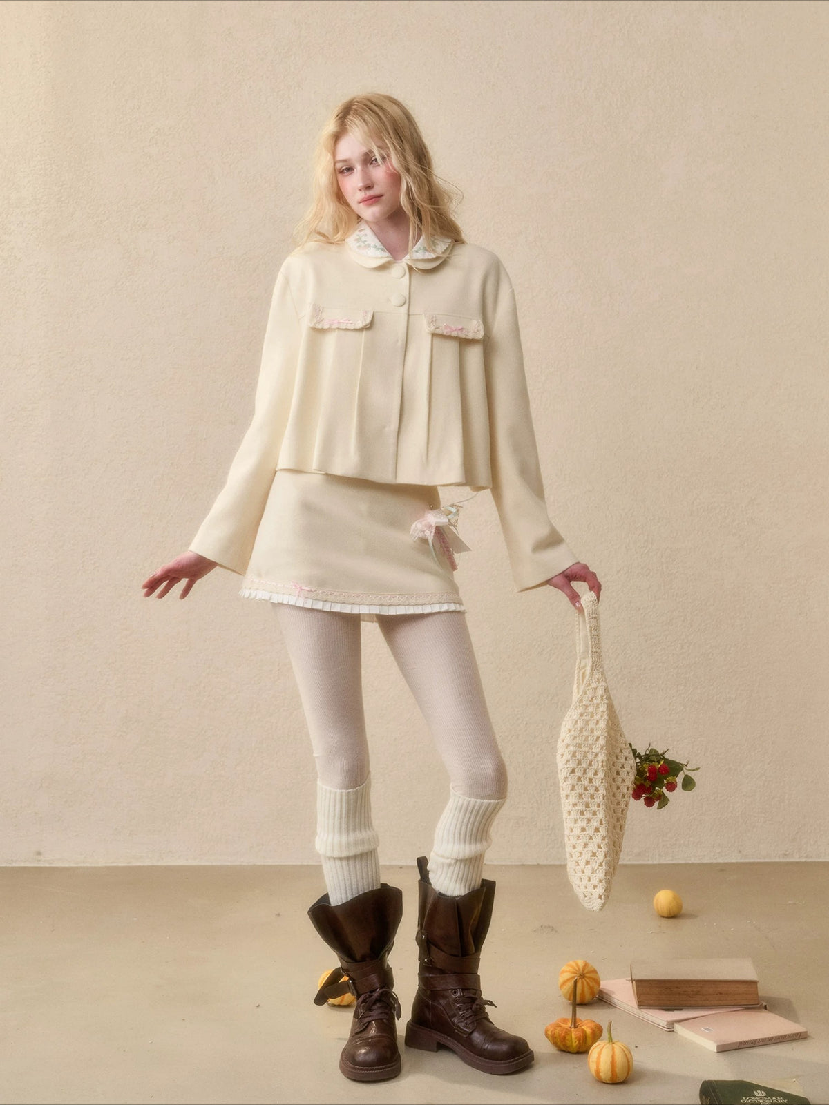 Embroidered Doll Set