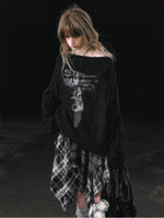 Star Plaid Skirt