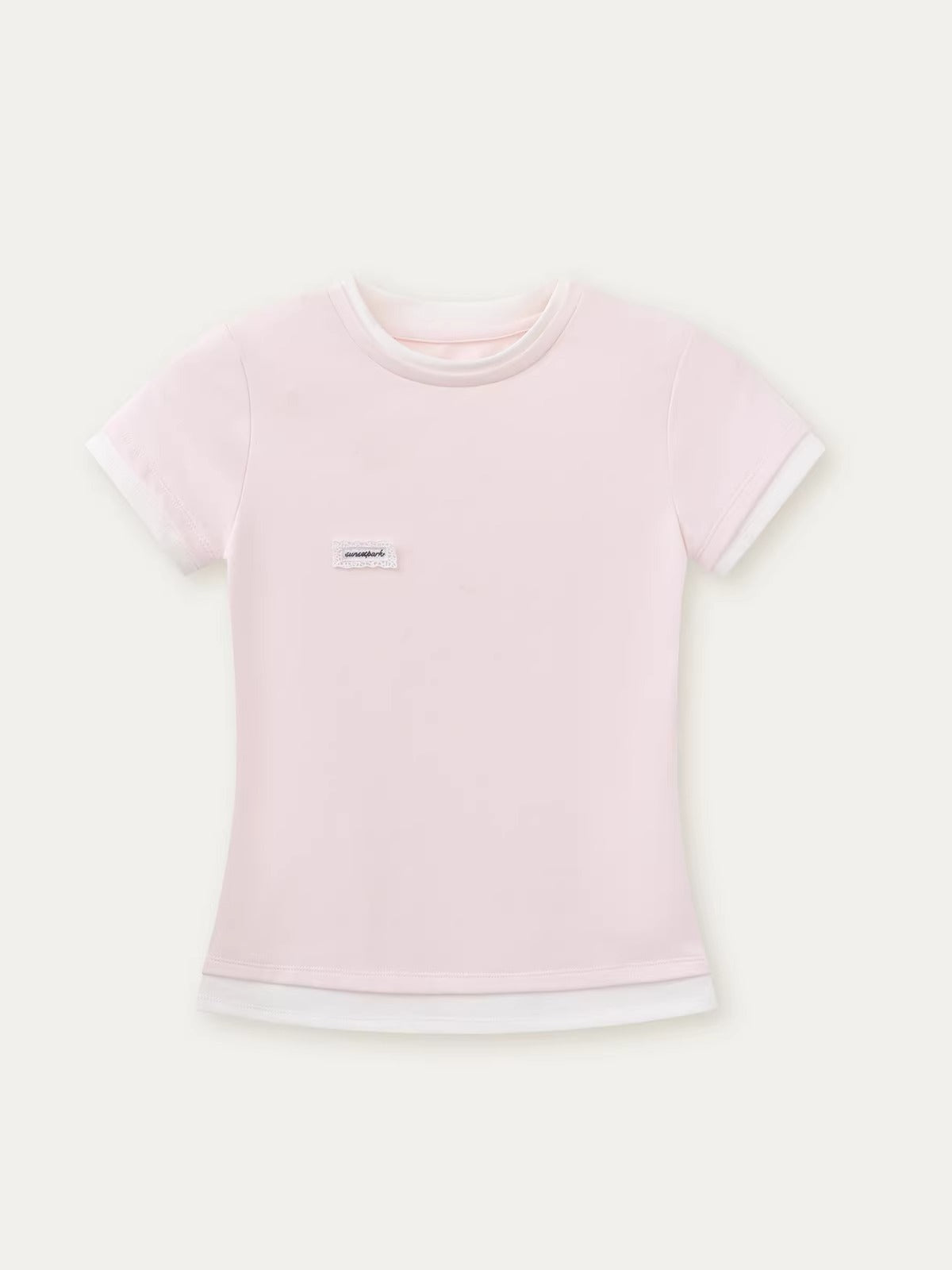 Contrast Slim Tee
