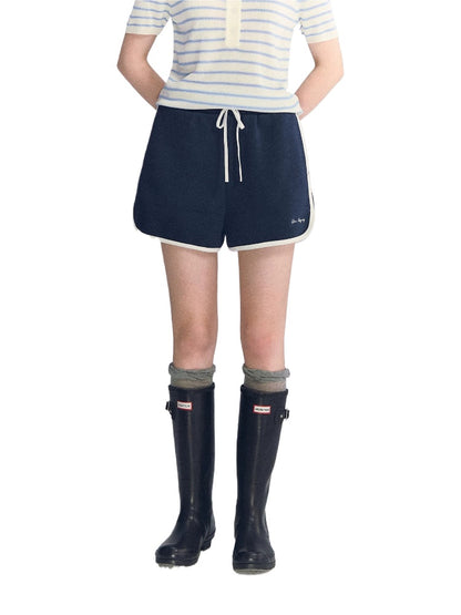 Contrast Trim Shorts
