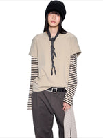 Faux Layered Stripe Tee