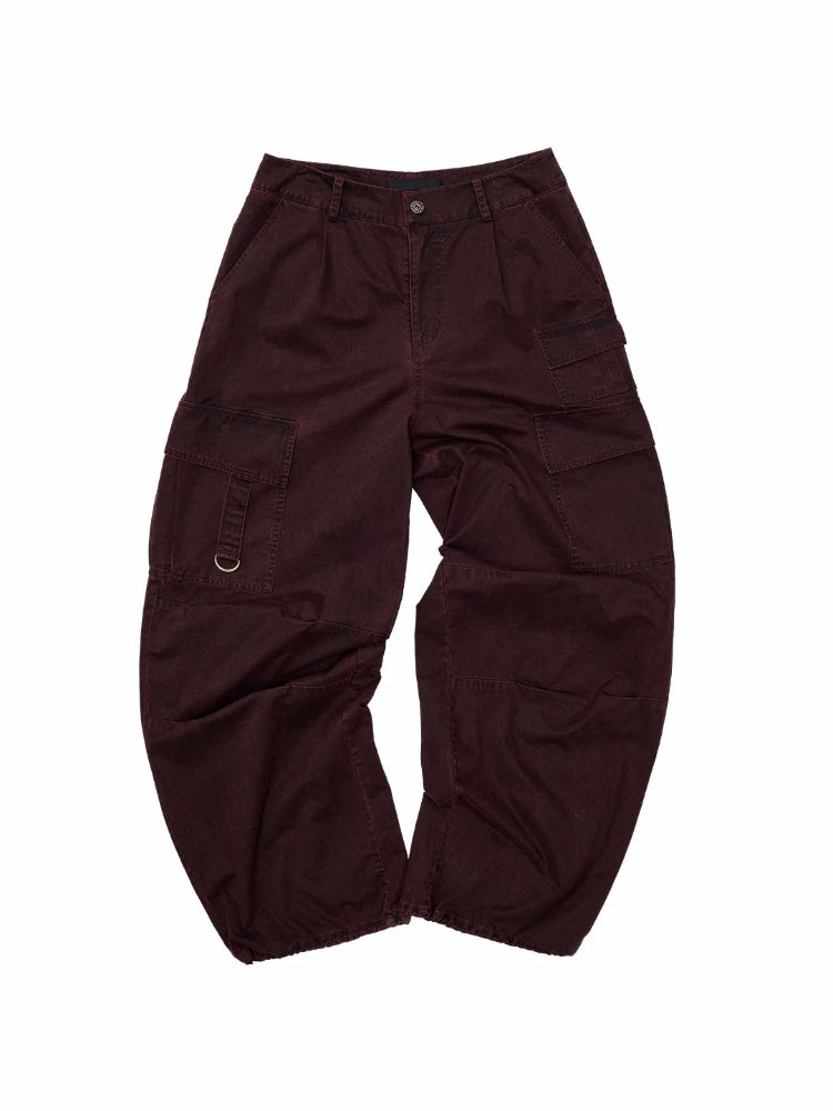 Distressed Multi-Pocket Cargo Pants