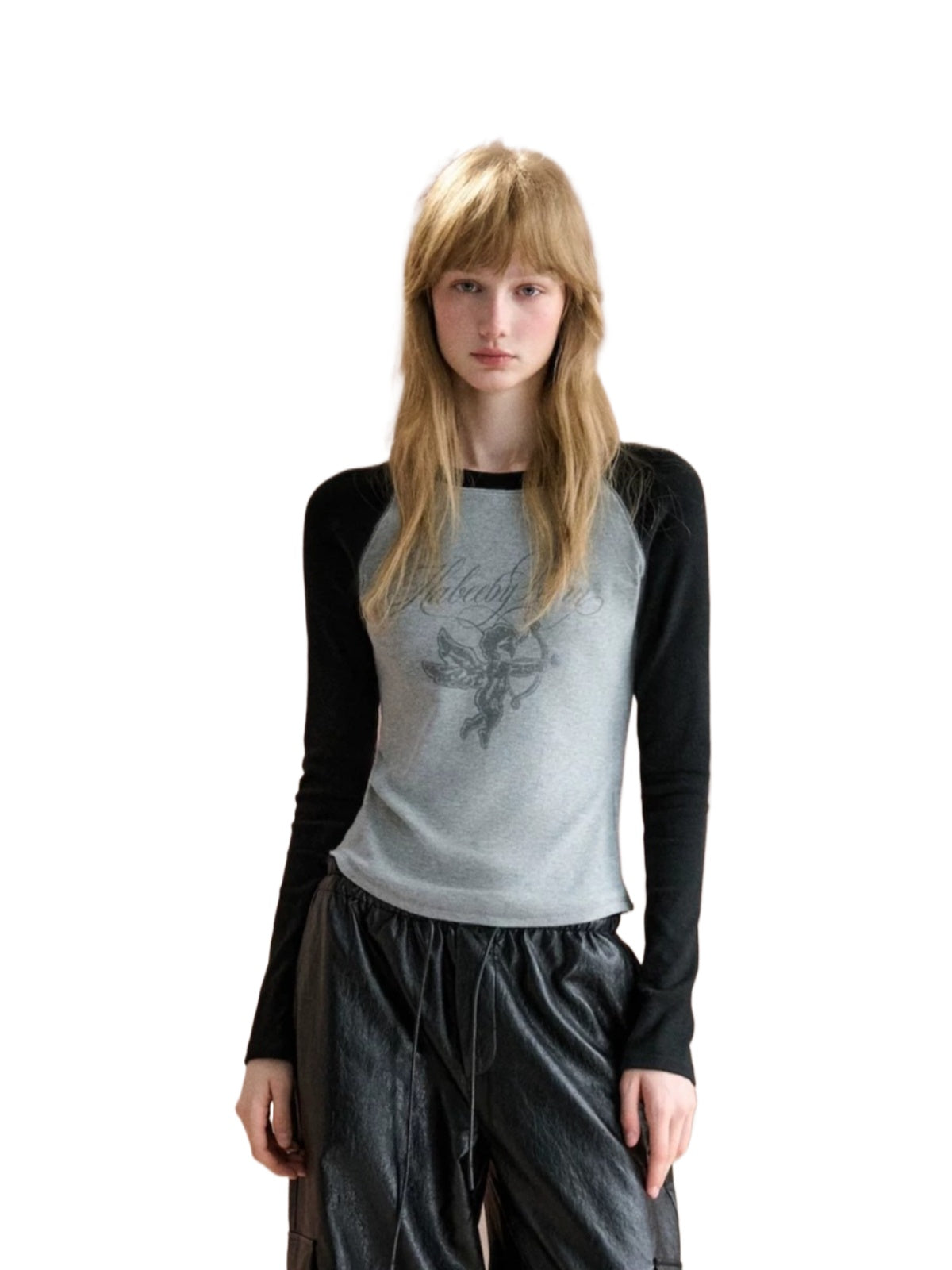 Vintage Angel Raglan Sleeve Tee
