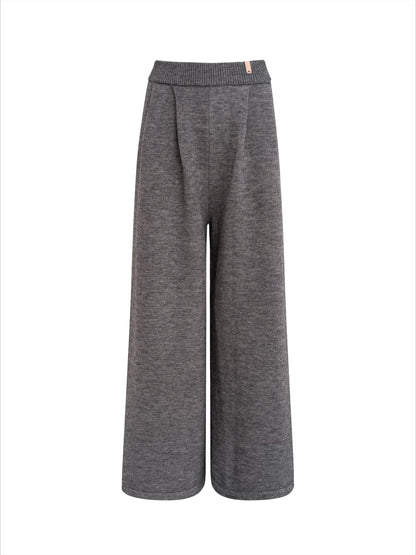 Embroidered Zip Knit Set