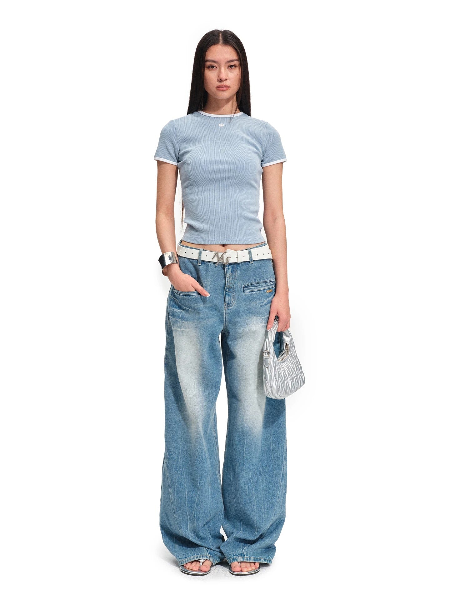 N3 Straight Leg Jeans