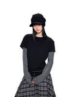 Faux Layered Stripe Tee