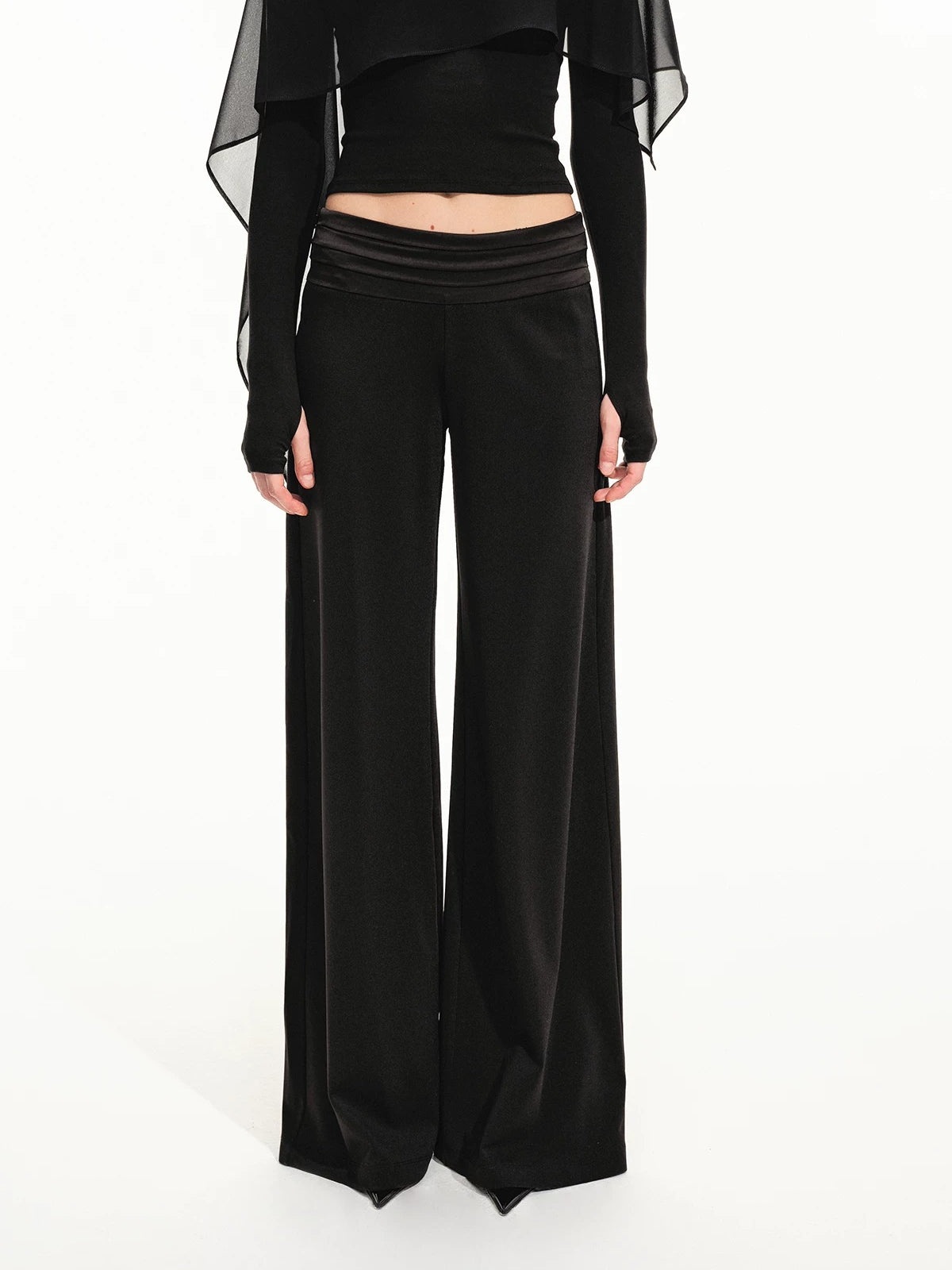 Satin Wide Leg Pants