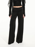 Satin Wide Leg Pants