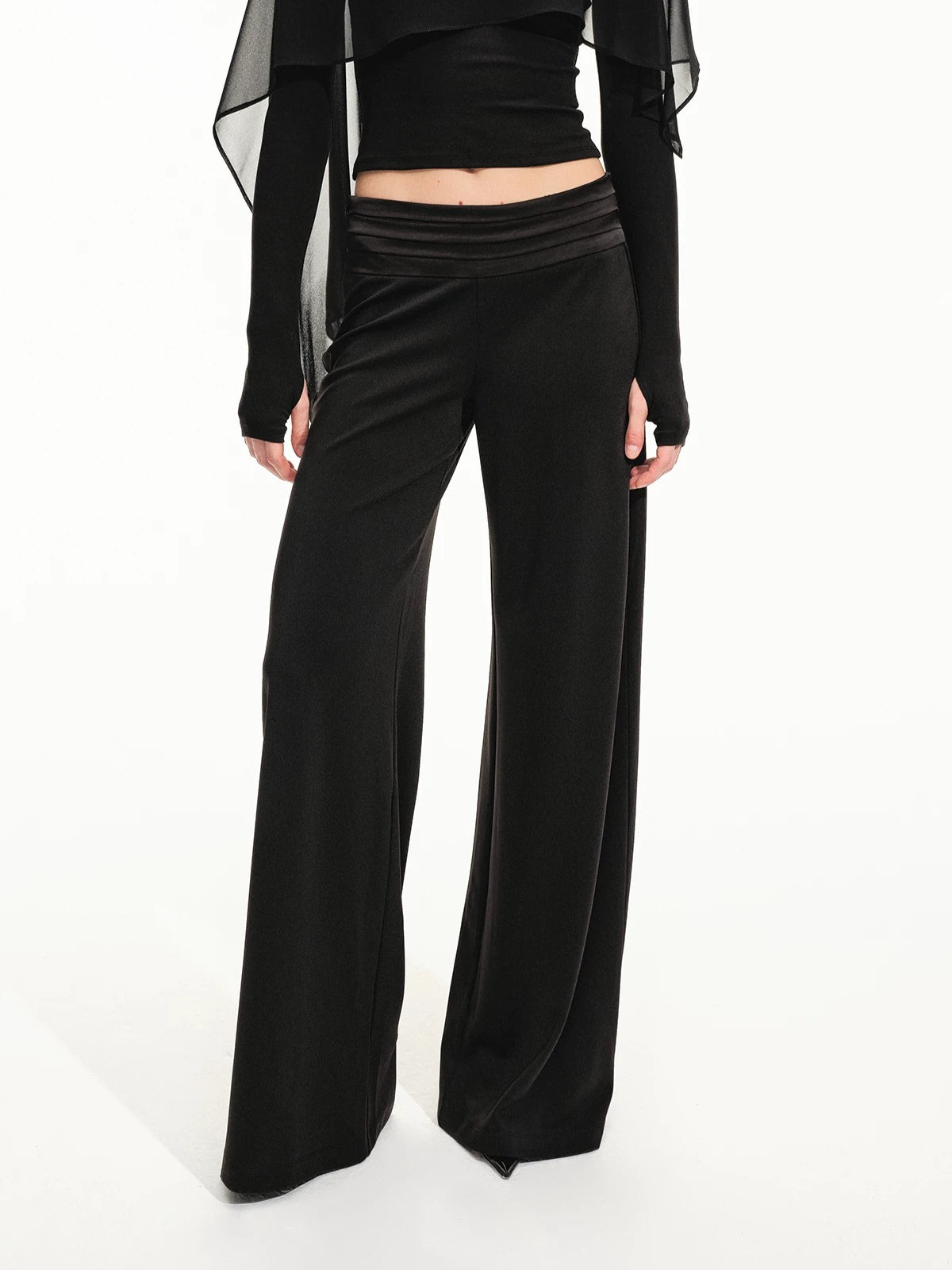 Satin Wide Leg Pants