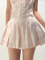 Contrast Color Fake Two-piece Short-sleeve T-shirt