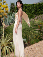 Sculpt Mesh Maxi Dress