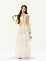 Satin Bow Blouse
