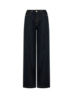 Waistband Free Straight Leg Jeans
