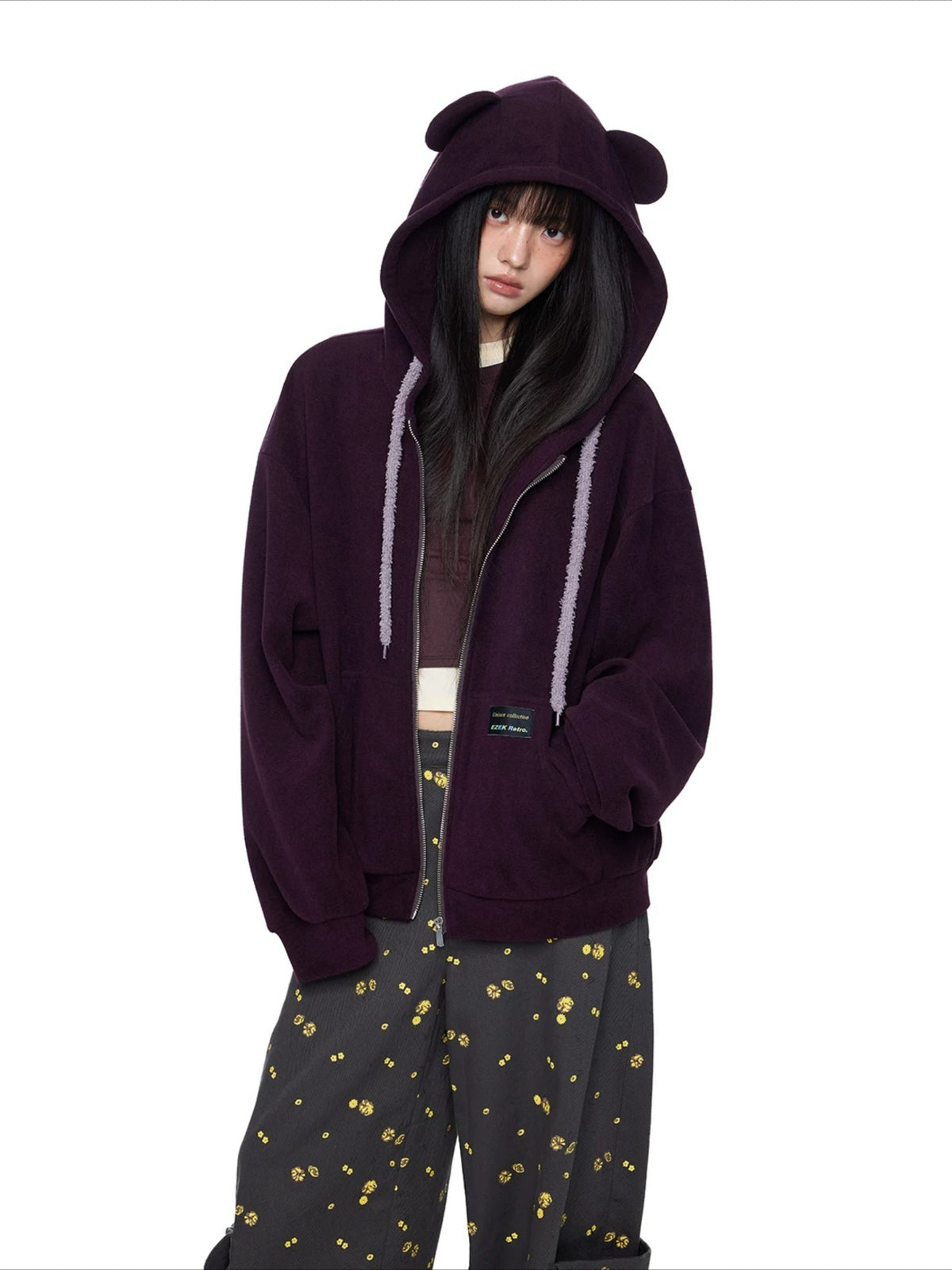 Bear Ear Hoodie Jacket