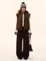 Reversible Eco Fur Wool Vest