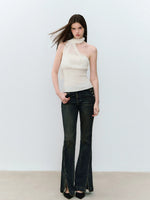 Scarf Mesh Bandeau Top