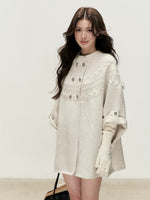 Cable Knit Cape Cardigan