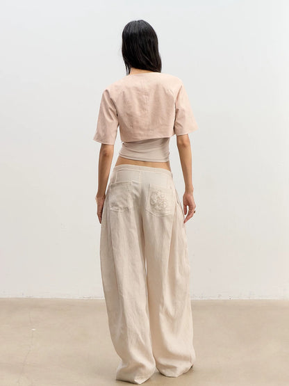 Linen Wide Leg Pants