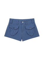 Blue Cargo Shorts