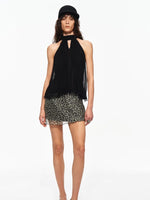 Leopard A-Line Skirt