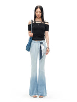 Cross-Shoulder Fitted Tee