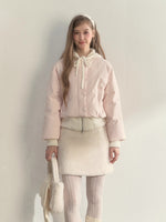 Reindeer Footprints Hooded Down Jacket