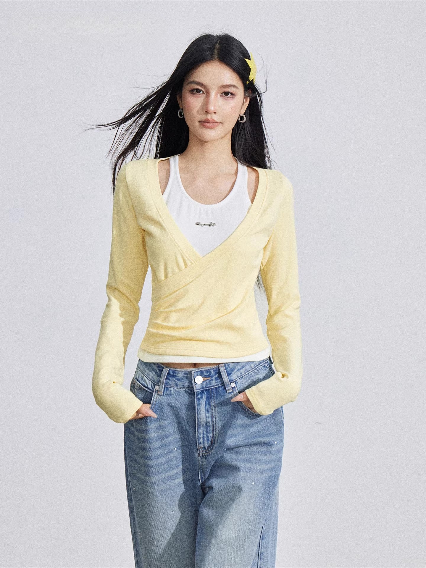 Layered Ruched Tee