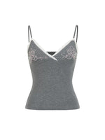Beaded Lace Cami Top