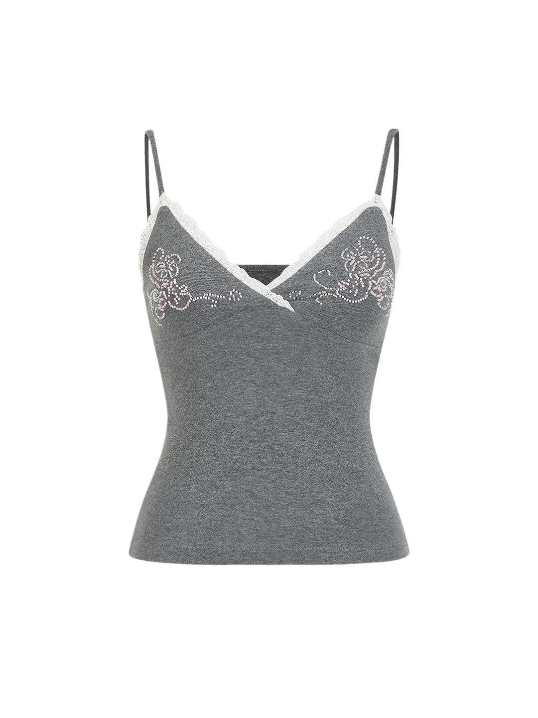 Beaded Lace Cami Top