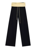 Contrast Bow Halter Top
