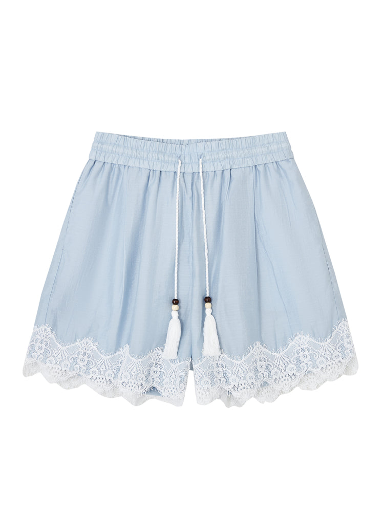 Cooling Lace - Patchwork Shirt &amp; Shorts Set