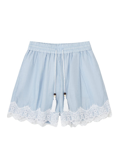 Cooling Lace - Patchwork Shirt &amp; Shorts Set