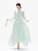 Sky Blue Bow Dress