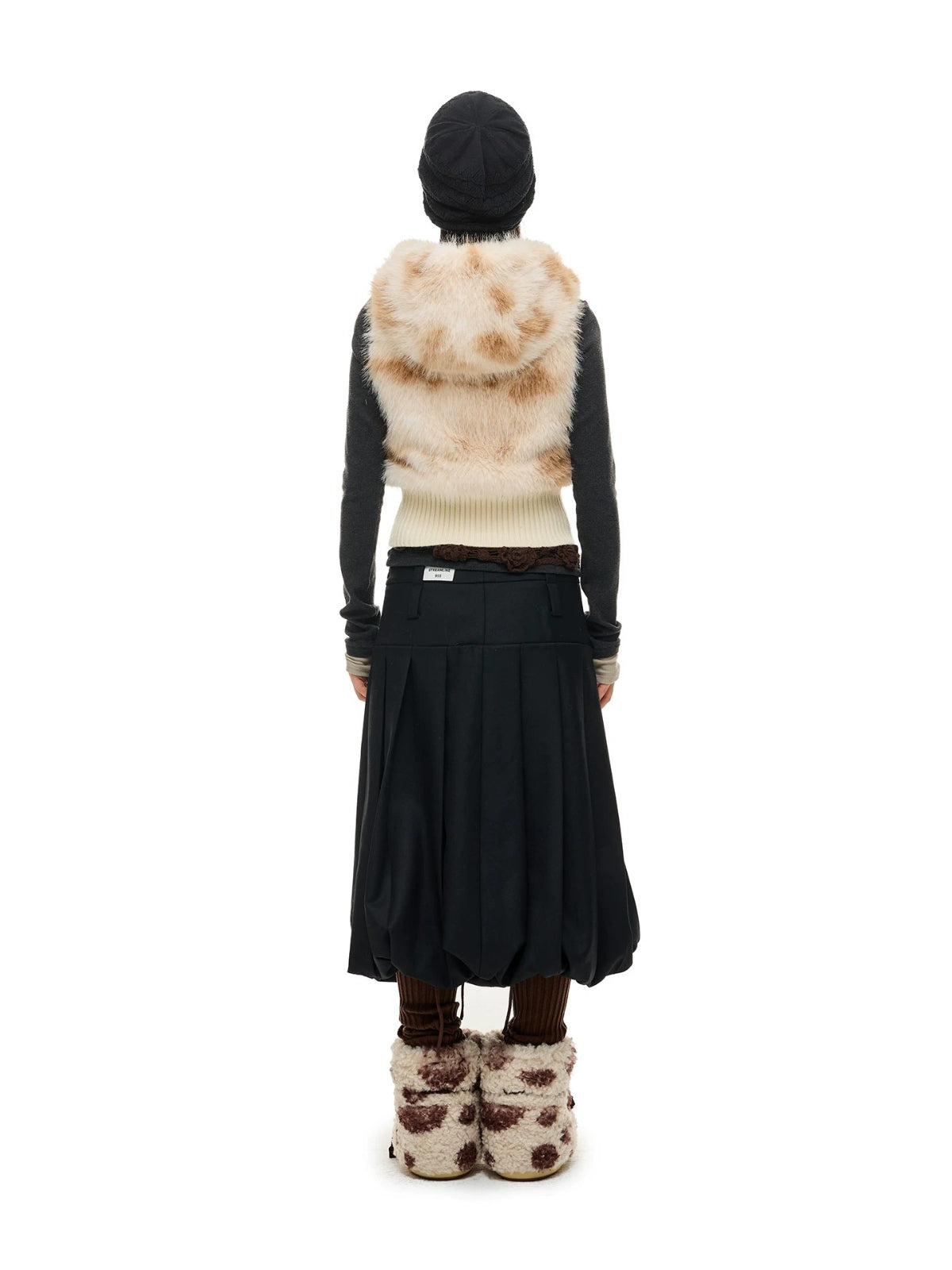 Leopard Faux Fur Vest