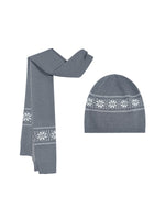 Fair Isle Knit Cape Sweater