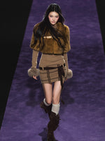 Faux-Fur Cape Vest