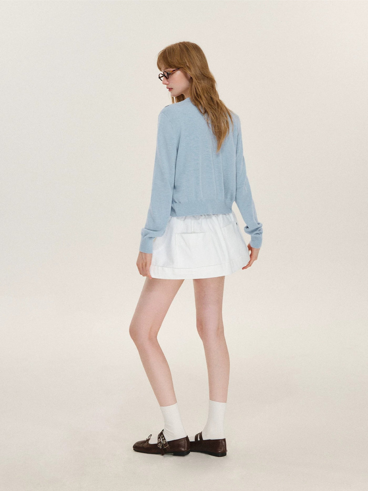 Cotton A-Line Skort