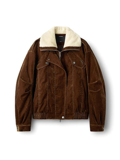 Ross Velvet-Wash Denim Jacket