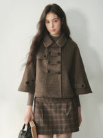 Wool Napoleon Cape Coat