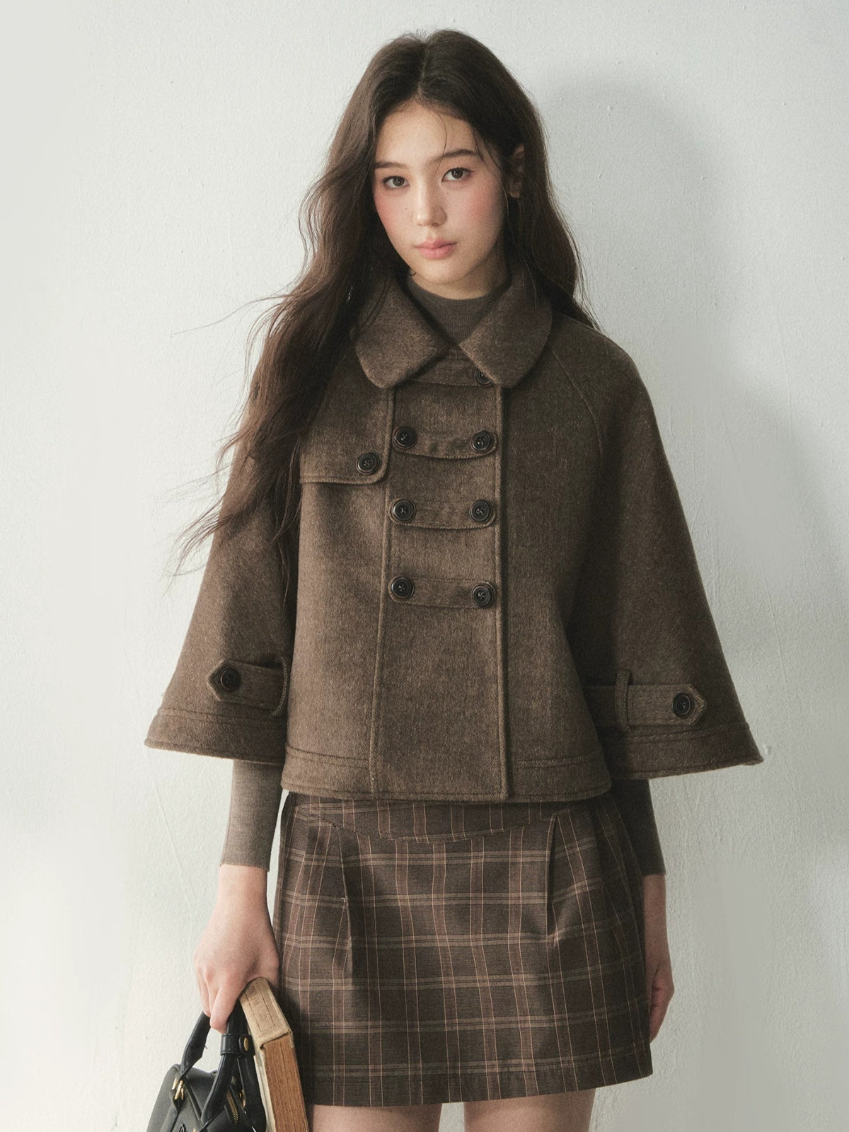 Wool Napoleon Cape Coat