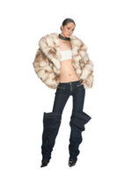 Low-Rise Zip Flare Jeans