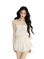Lace Tube Top Set