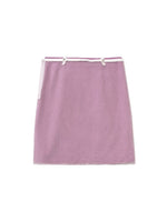 Purple Detachable A-Line Skirt