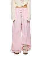 Ruched Wide Leg Pants