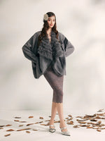 Fox Fur Collar Fur Jacket