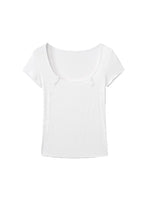 Black & White U-Neck Tee