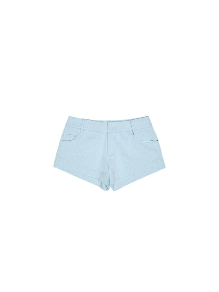 Cat Paw Polka Dot Sweatshorts